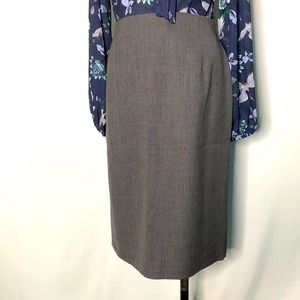 Piazza Sempione gray pencil straight skirt Size 44